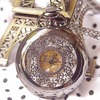 Black rose garden mechanical pocket watch chain n070_watches_2